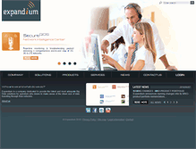 Tablet Screenshot of expandium.com
